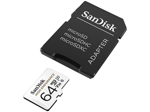 SanDisk High Endurance 64GB microSDXC Card Flash Memory SD Cards