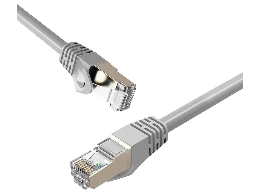 Cruxtec 20m CAT7 10GbE SF/FTP Triple Shielding Cable Ivory