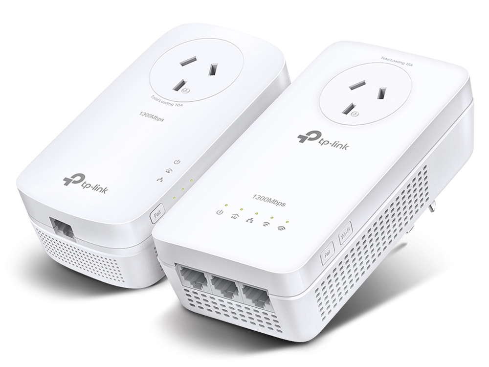 TPLink AV1300 Gigabit Passthrough Powerline ac WiFi Kit Range