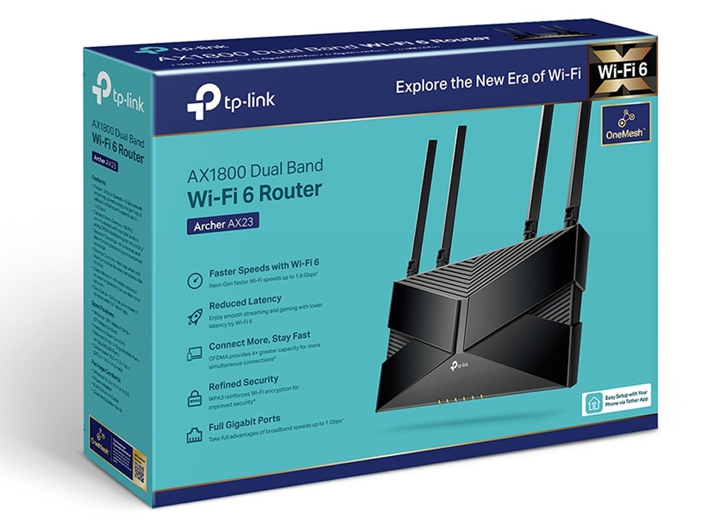 TP-Link Archer AX1800 V1.2 AX1800 Dual-Band Wi-Fi 6 Router - Modems ...