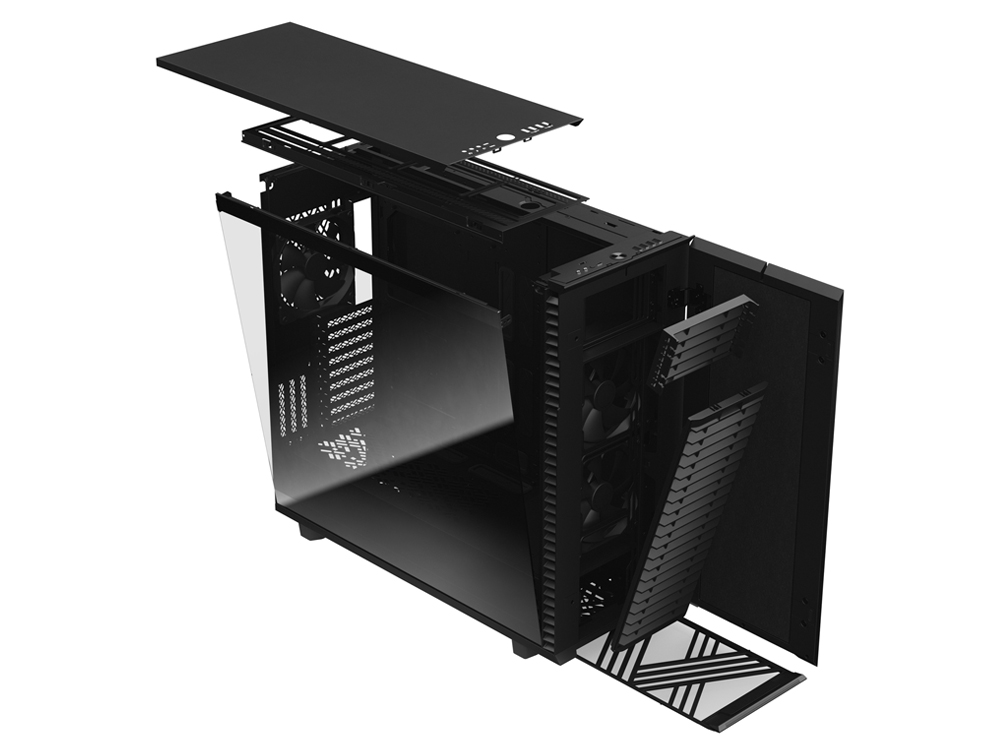 Fractal Design Define 7 XL Full-Tower Case - Black TG Dark Tint ...
