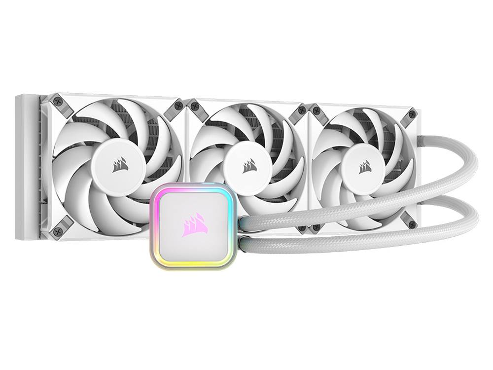 Corsair iCUE H150i RGB ELITE 360mm Liquid CPU Cooler White