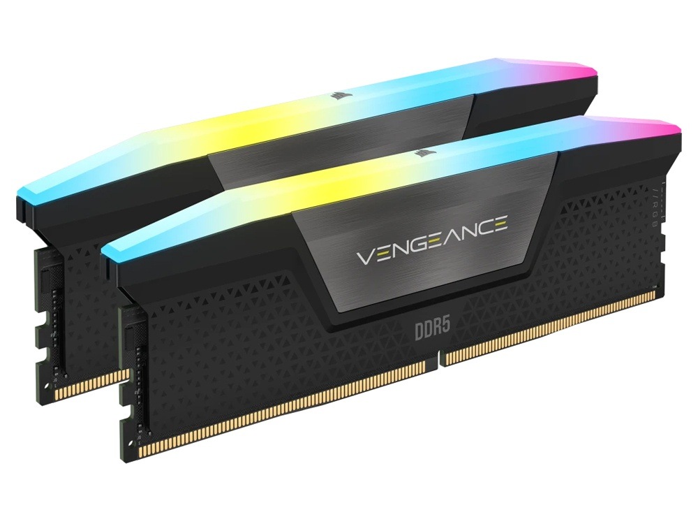 CORSAIR DDR5 VENGEANCE RGB 32GB 16GB×2枚 Corsair Vengeance RGB DDR5 32GB 7000MHz CL40 RAM - Black | Desktop RAM