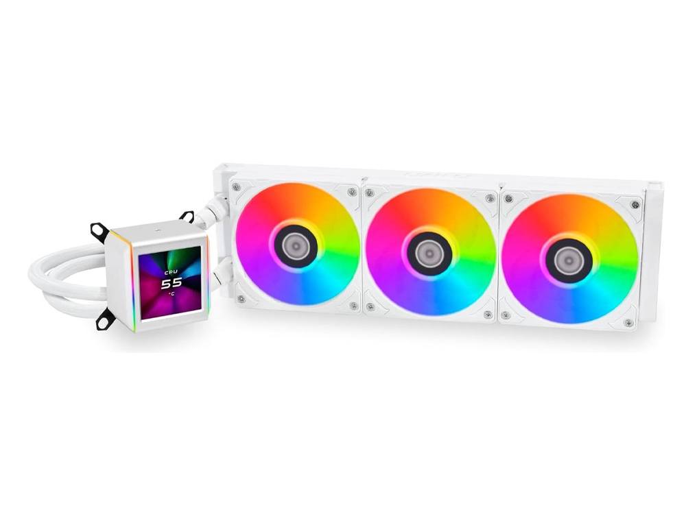 Lian Li Galahad II LCD 360 RGB 360mm AIO Liquid CPU Cooler - White