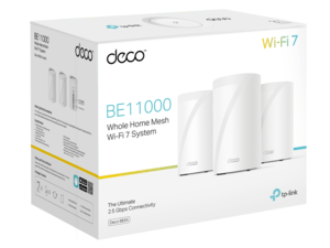 TP-Link Deco BE65 BE11000 Whole Home Mesh Wi-Fi 7 System (3-pack