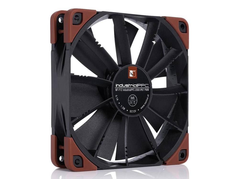 Noctua NF-F12 industrialPPC-2000 IP67 PWM 120mm Fan | Case Fans & LED ...