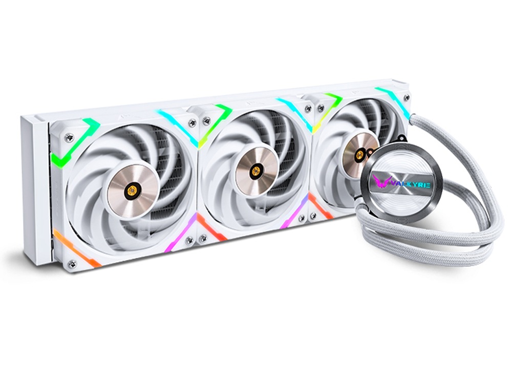 Valkyrie Dragonfang 360 GL360 Liquid CPU Cooler - White