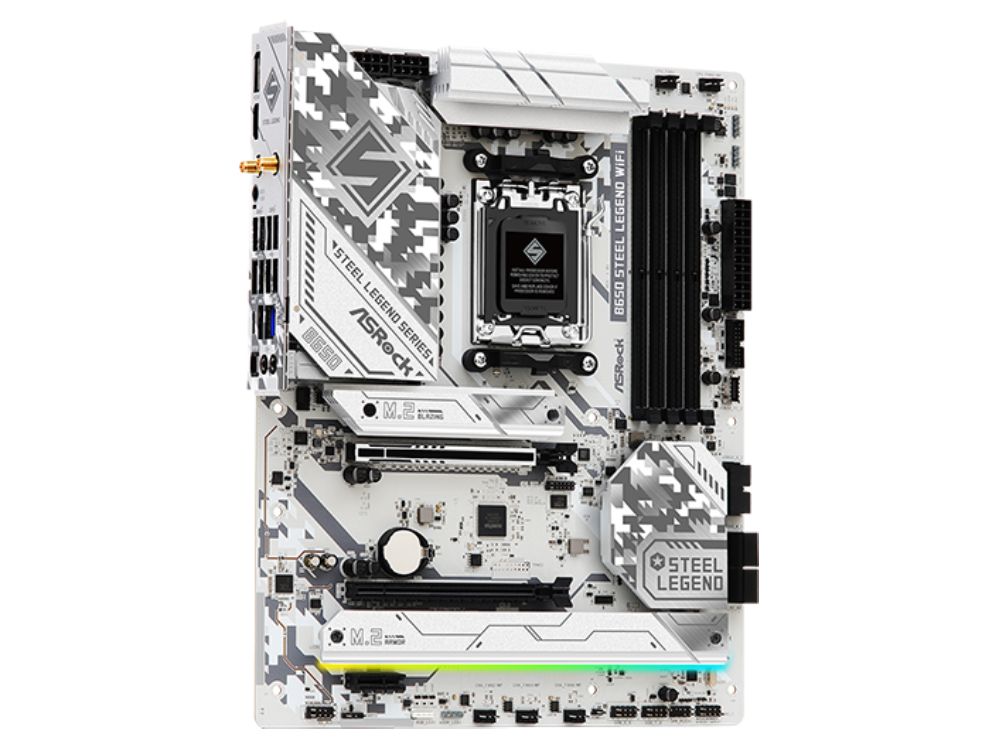 ASRock B650 Steel Legend Wi-Fi AM5 DDR5 ATX Motherboard | Fast