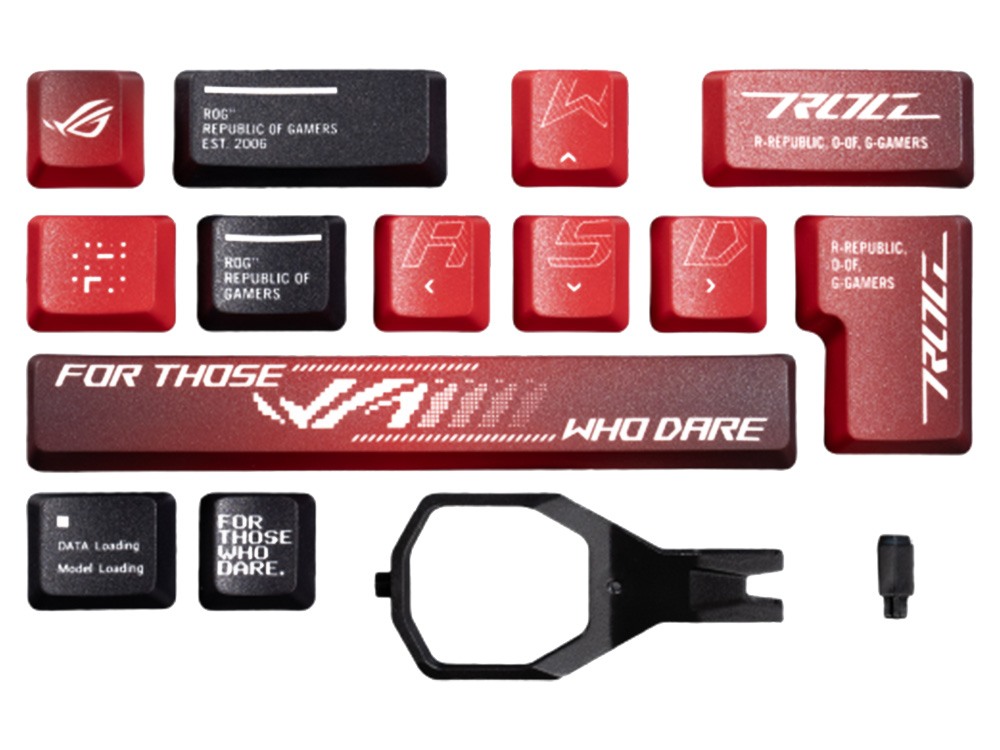 ASUS ROG Dye-Sublimated PBT Keycaps [ROG Dye-Sub PBT Keycaps]