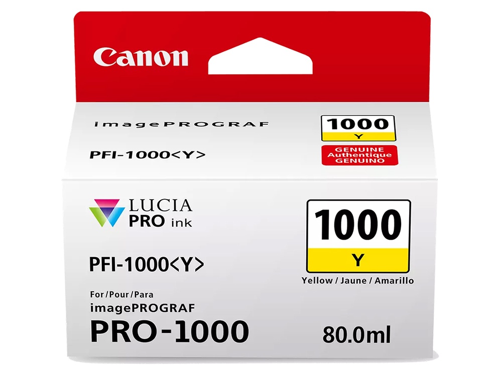 Canon PFI-1000 Yellow Ink Tank [CPFI-1000Y]
