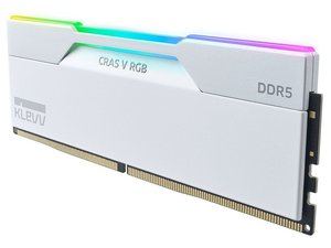 KLEVV CRAS V 64GB（32G×2） DDR5 6000MHz Klevv CRAS V RGB 64GB (2 x 32GB) DDR5 6000MHz CL30 Desktop Memory