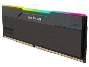 KLEVV CRAS V 64GB（32G×2） DDR5 6000MHz Klevv CRAS V RGB 64GB (2 x 32GB) DDR5 6000MHz CL30 Desktop Memory