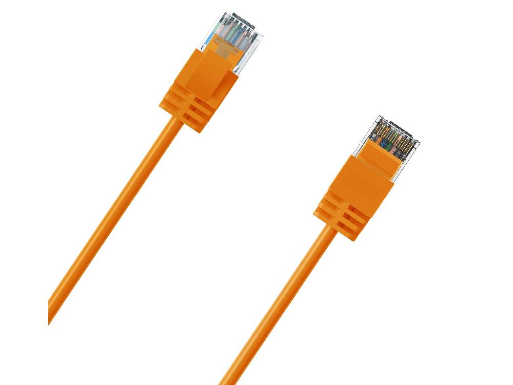 LINDY 3 Meter (10ft) Cat.6 Ethernet Cable, Orange - Snagless Boot, Gigabit Ready