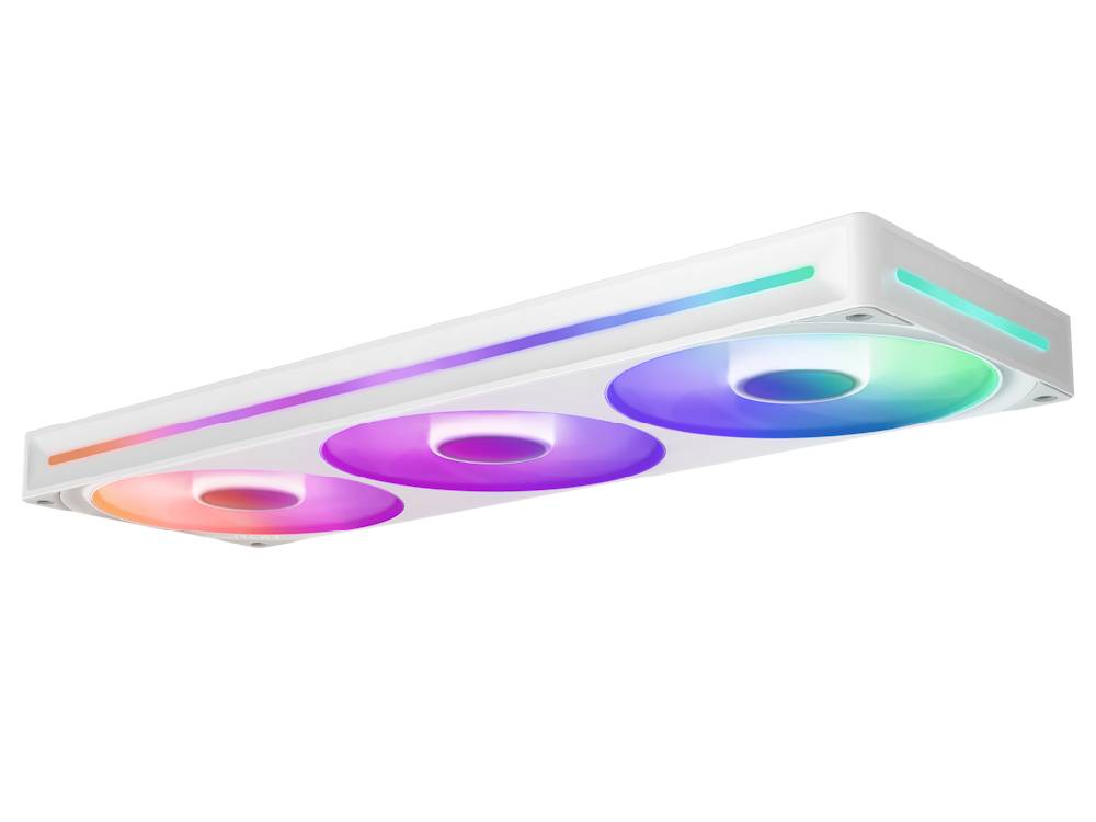 Unidad De Ventilador Monocasco NZXT F360 RGB Core / 360mm Con 3 Ventiladores Rgb De 120mm Control De Velocidad E Iluminacion Alta Presion Estatica Y Flujo De Aire 8 Led Argb Blanco Rf U36hf W1