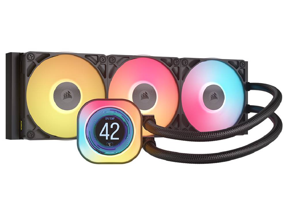 CORSAIR iCUE LINK TITAN 360　LCD Corsair iCUE LINK TITAN 360 RX LCD 360mm RGB All-in-One Liquid CPU