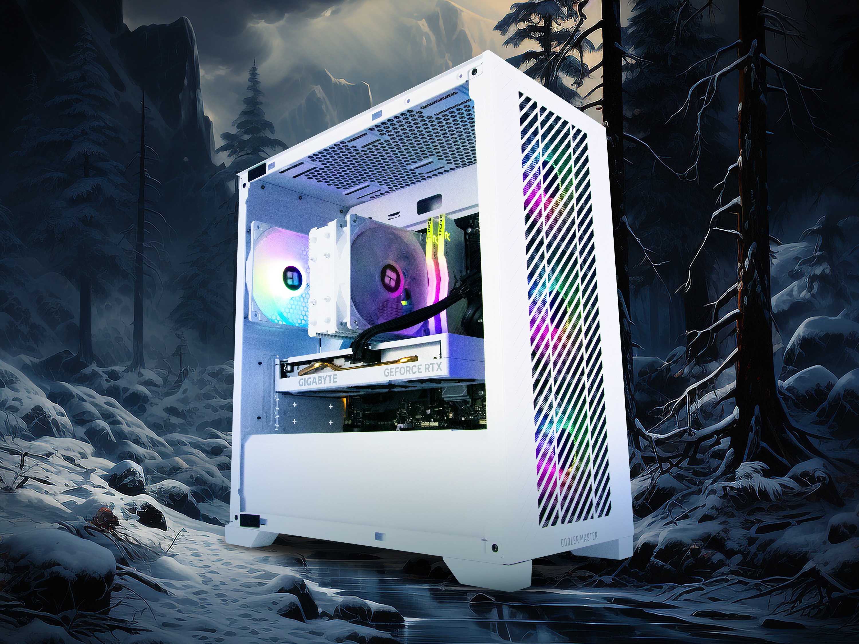Centre Com Snow Assassin Core i5 14400F RTX 4060 Gaming PC