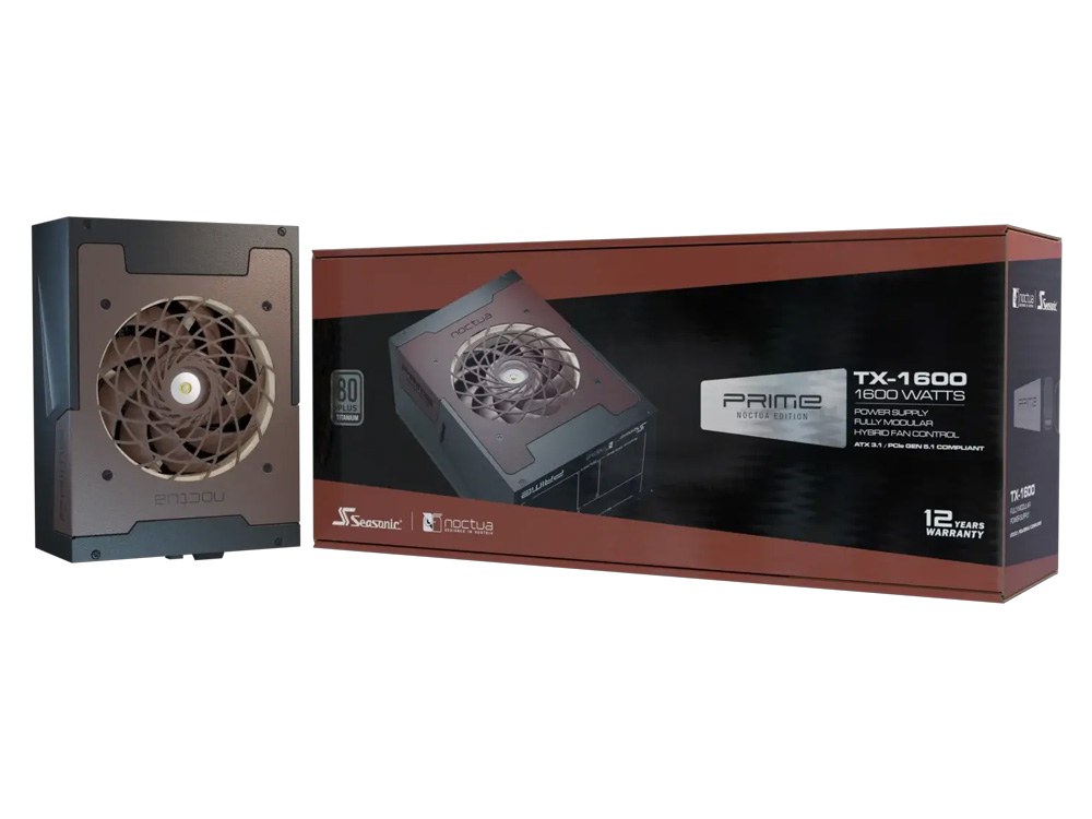 Seasonic Prime TX-1600 1600W 80+ Titanium ATX 3.1 PCIe 5.1 Fully