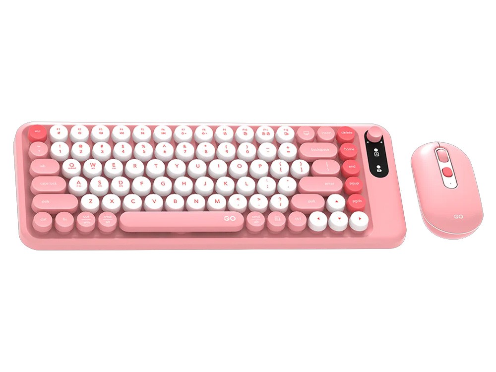 Fantech GO MOCHI85 Wireless Keyboard and Mouse Combo Pink