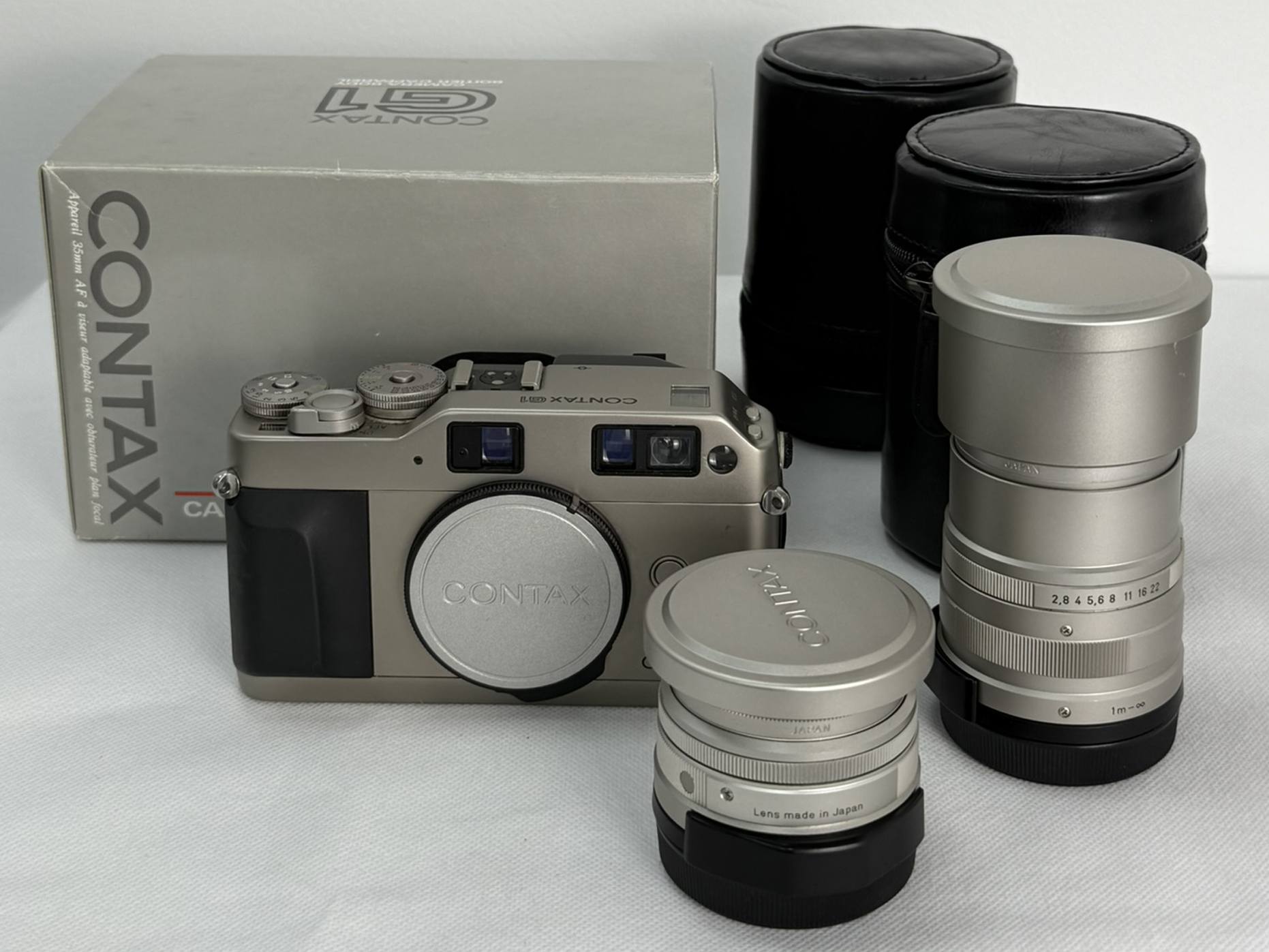 Contax G1 + Sonnar 90mm f/2.8 Lens + Planar T* 35mm f/2 Lens