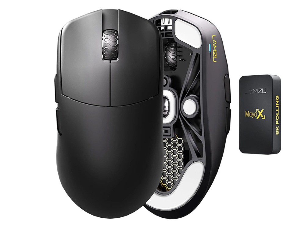 Lamzu Maya X 8K Lightweight Dual Mode Wireless Gaming Mouse