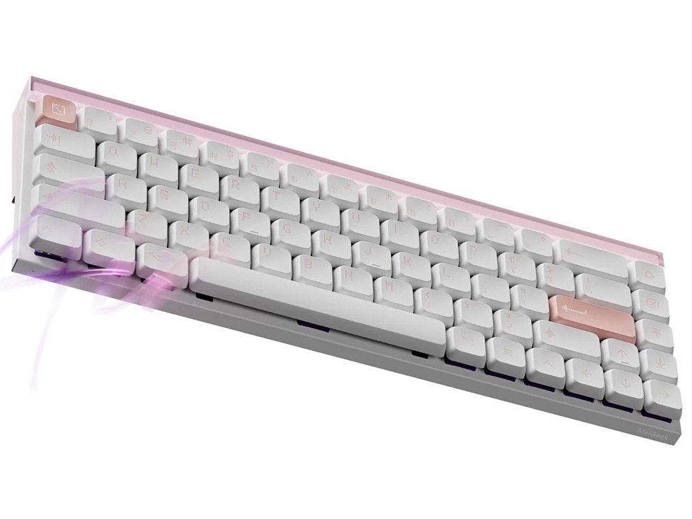 melgeek made68 air ピンク Amazon.com: MelGeek Magnetic Gaming Keyboard, hot swappable
