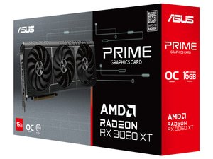 ASUS Prime Radeon RX 9060 XT 16GB GDDR6 OC Edition Graphics Card
