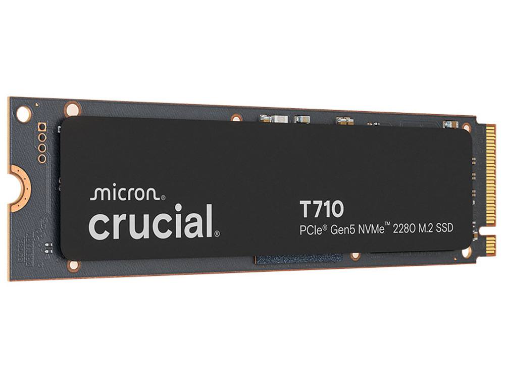 Crucial T710 1TB PCIe Gen5 NVMe M.2 2280 SSD [CT1000T710SSD8]