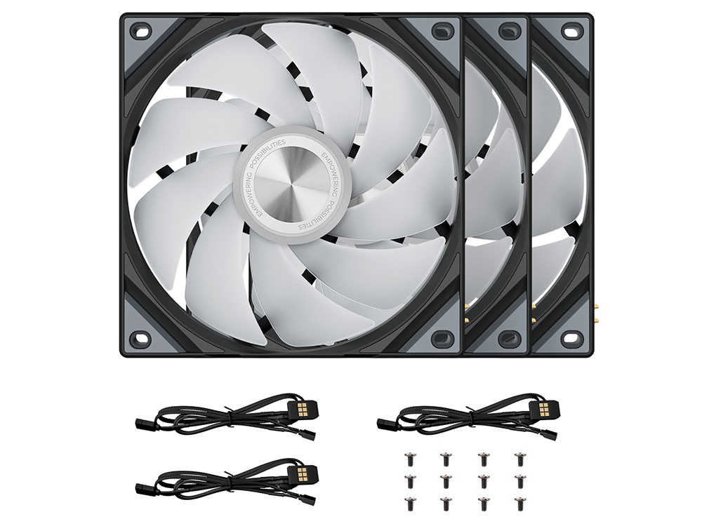 TRYX ROTA SL 120 120mm ARGB Fan - Black (3-pack) [F-R120A-AM3M-G0K]