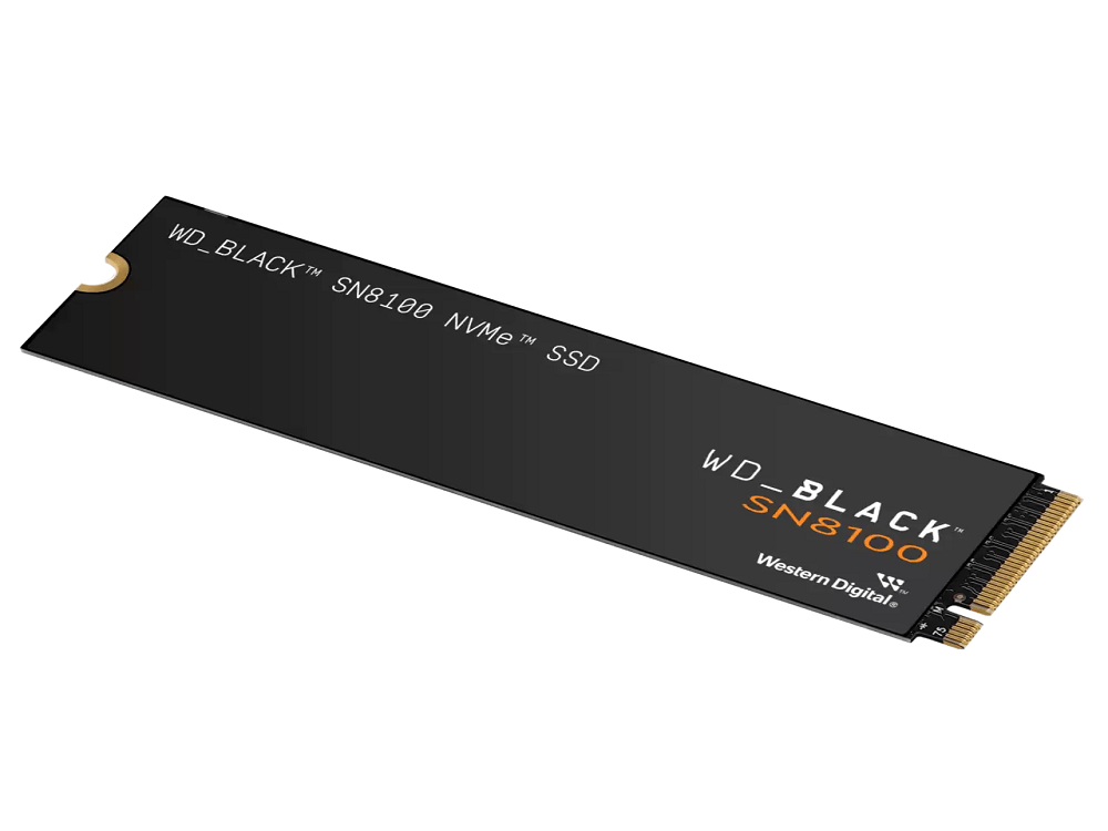 WD BLACK SN8100 2TB PCIe Gen5 M.2 2280 NVMe SSD (Without Heatsink
