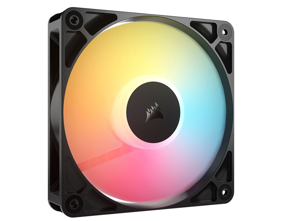 Corsair RS120-R ARGB 120mm PWM Reverse Fans - Black (3-Pack) [CO ...