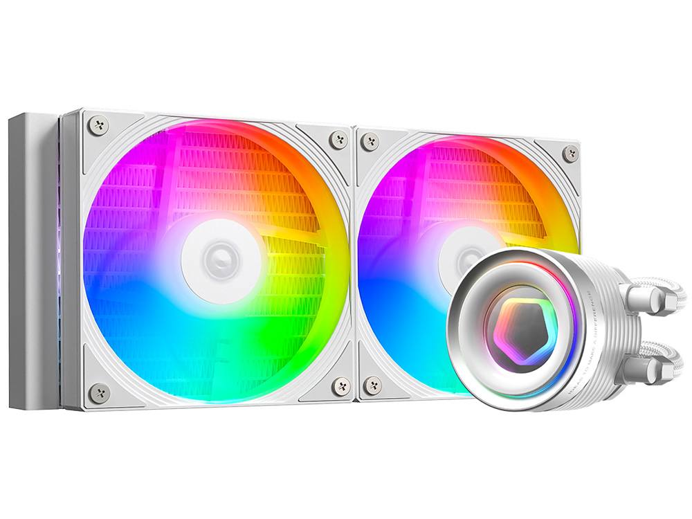 ID-Cooling FX240 INF All-In-One Liquid Cooler - White [FX240 INF WHITE]