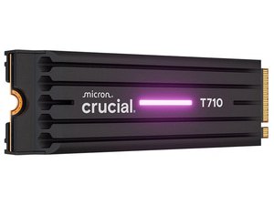 Crucial T710 2TB PCIe Gen5 NVMe M.2 2280 SSD with Heatsink