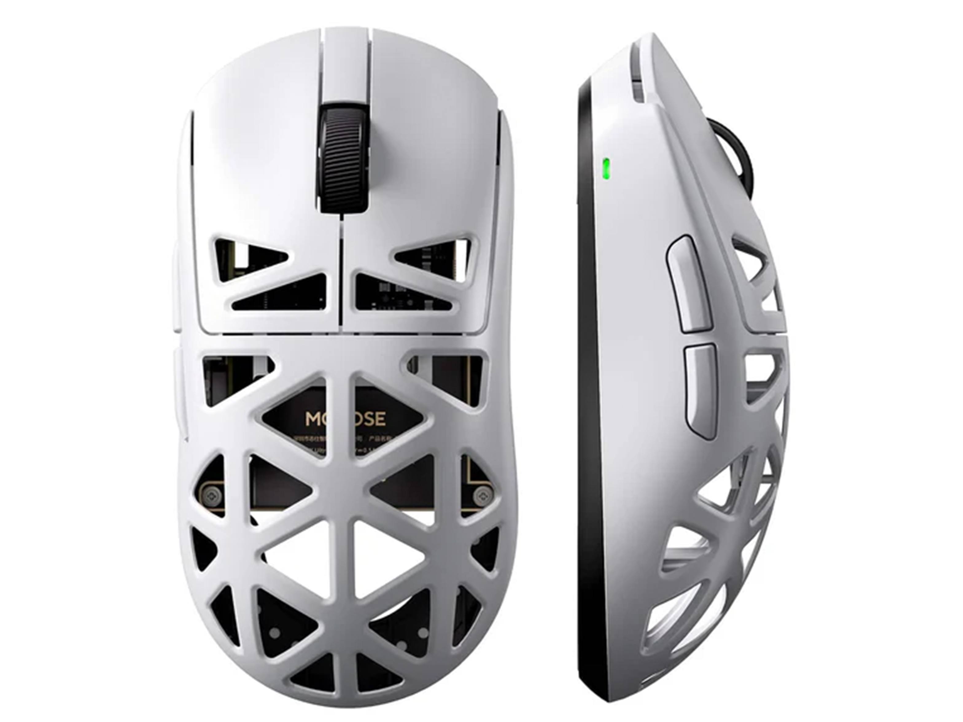MCHOSE A7X Ultra Magnesium Alloy Wireless Gaming Mouse - White
