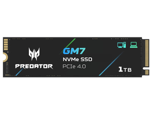 新品未開封Predator GM7 1TB PCIe Gen4 M.2 SSD Predator GM7 1TB PCIe Gen 4 NVMe M.2 2280 SSD [BL.9BWWR.118]