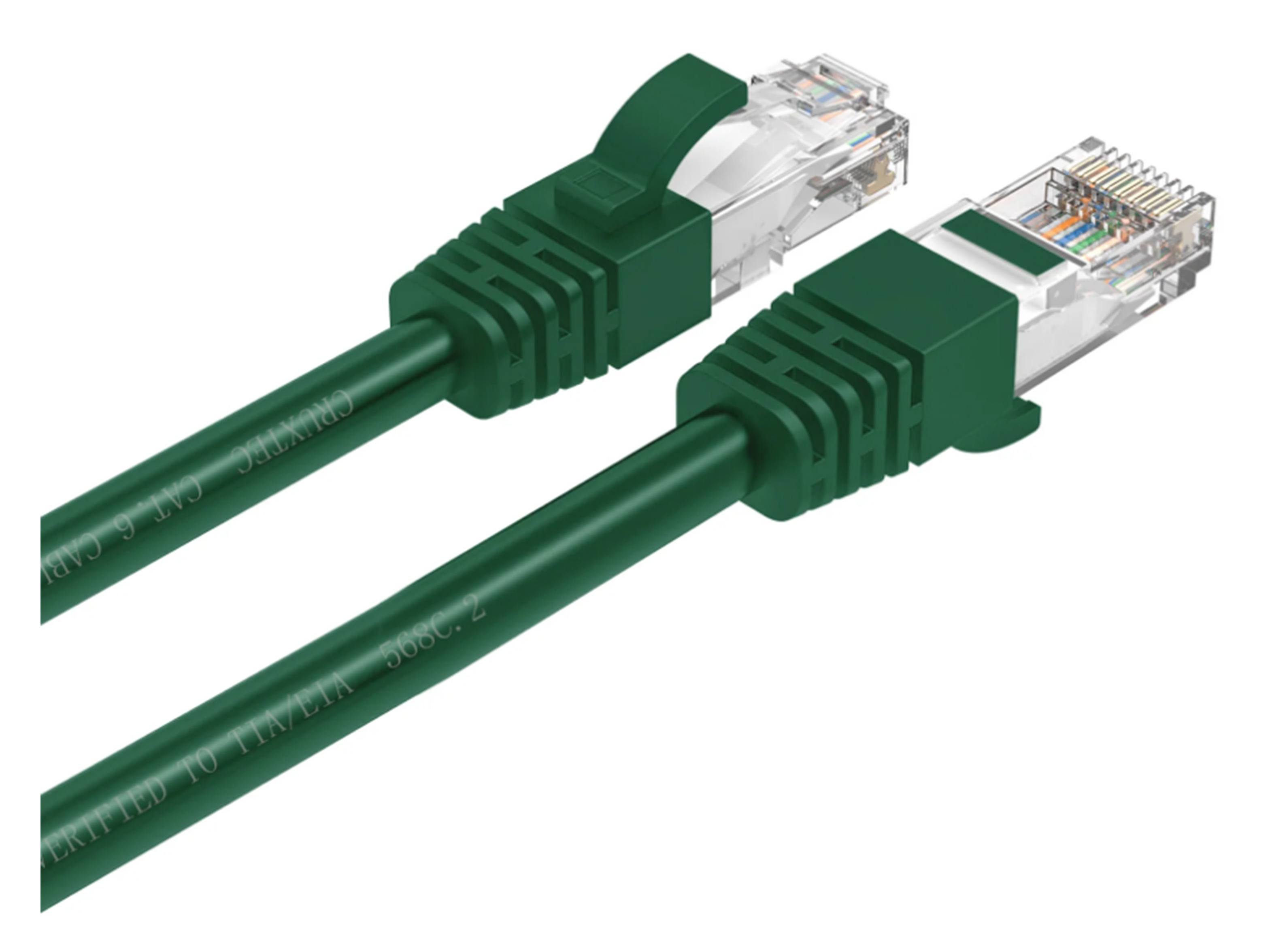 Cruxtec 15m Cat 6 Ethernet Cable - Dark Green