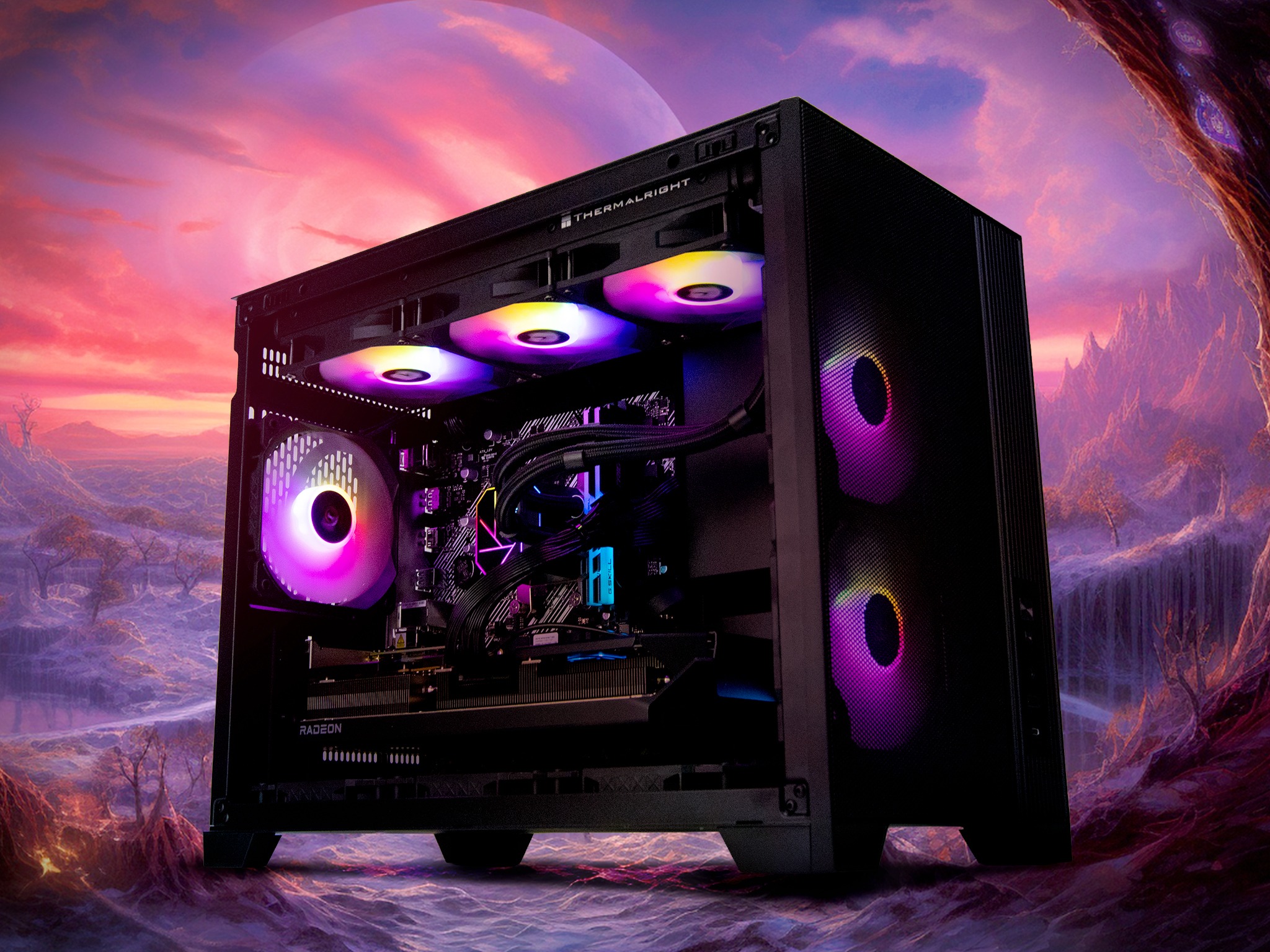 Centre Com Amalthea Ryzen 7 5700X RX 9070 XT Gaming PC with Windows 11