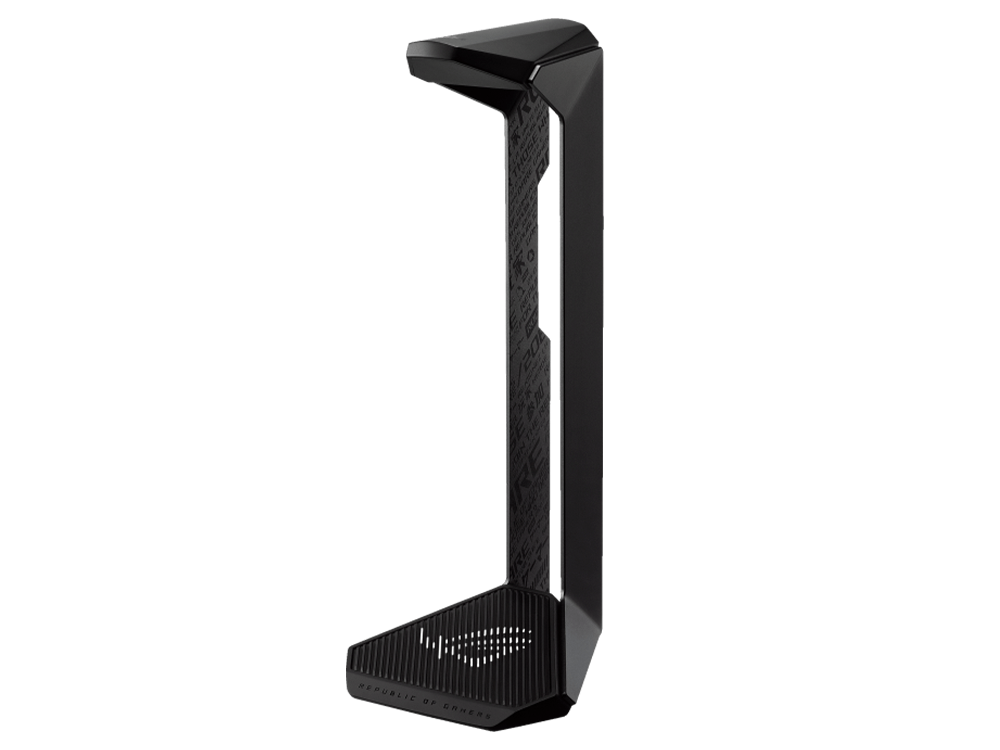 Soporte Para Auriculares ASUS ROG Throne II Core – Aleación De Aluminio, Base Antideslizante Y Logotipo Plateado – Estilo Gamer