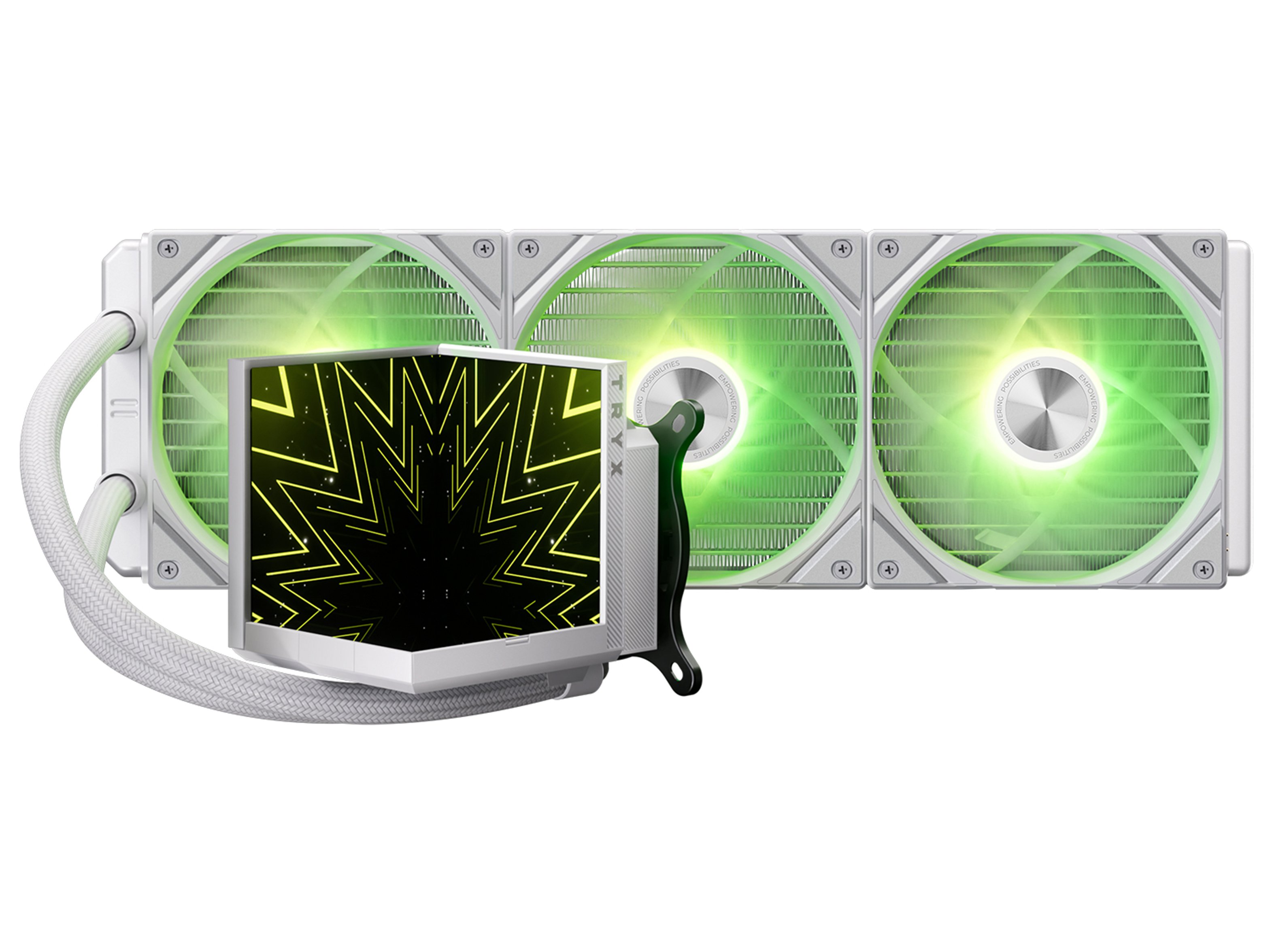 TRYX STAGE 360mm AIO Liquid CPU Cooler – White [L-S360A-DM3M-G0W]