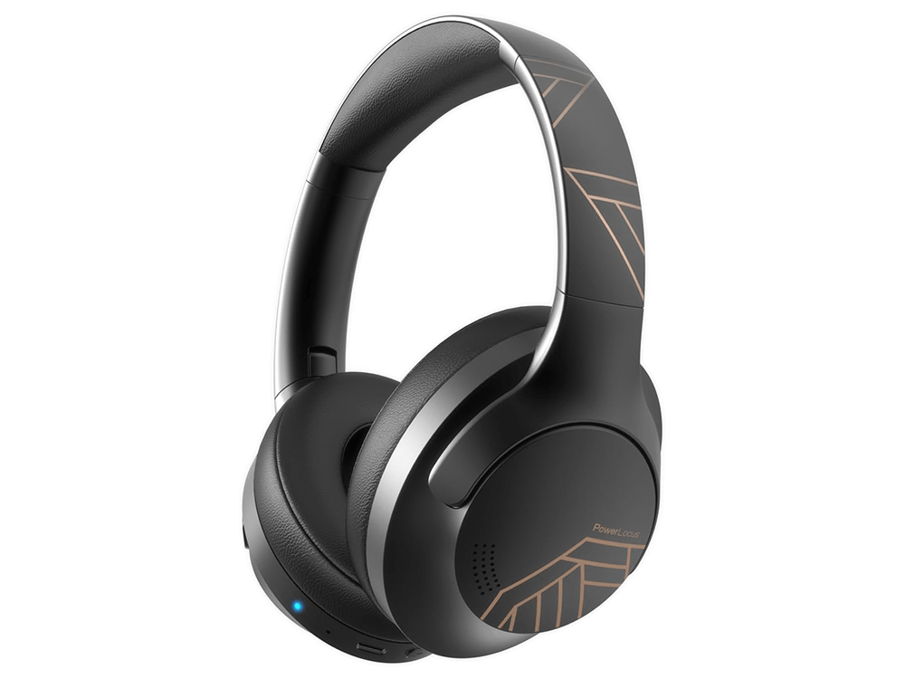 PowerLocus P3 Bluetooth Headphone - Black & Gold