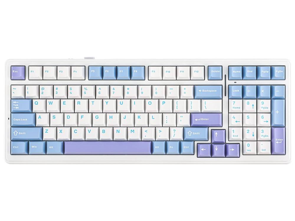 Aula F99 PRO Tri-Mode Star Vector Switch Gaming Keyboard - Light Blue ...
