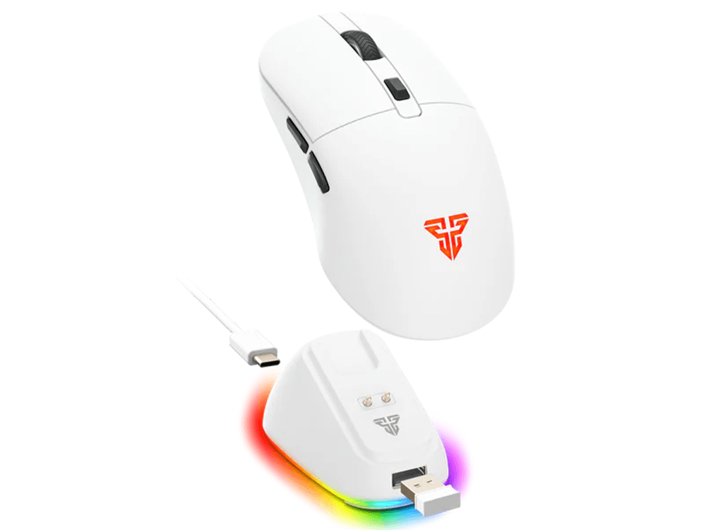 Fantech KANATA Tri-Mode ARGB Wireless Gaming Mouse - White
