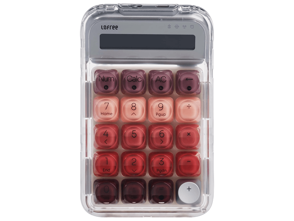 Lofree Lipstick Wireless Number Pad & Calculator - Silver