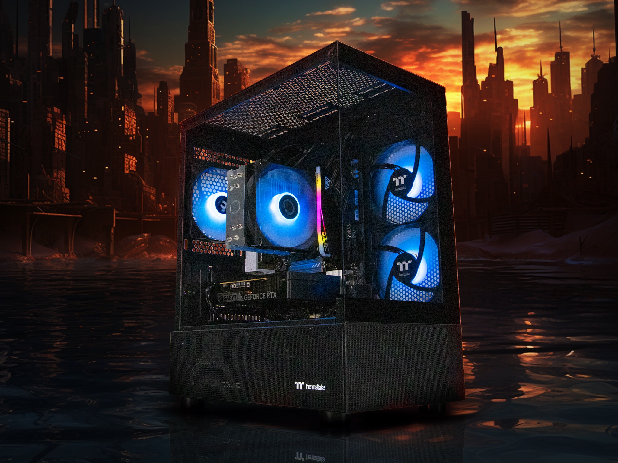 Centre Com Skyline II Ryzen 5 8400F RTX 5060 Gaming PC with Windows 11