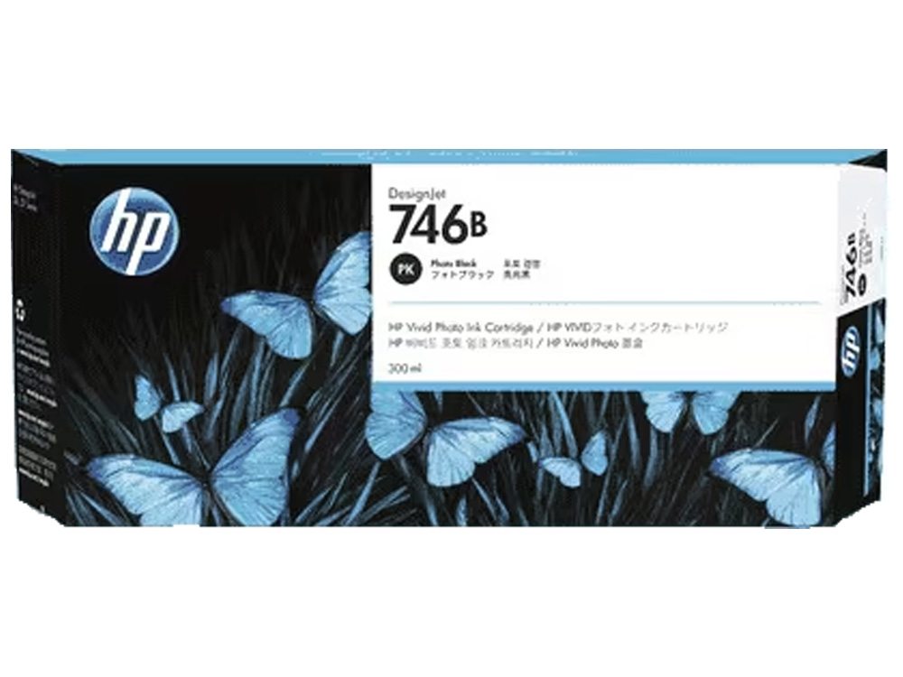 HP 746B 300-ml DesignJet Ink Cartridge - Photo Black