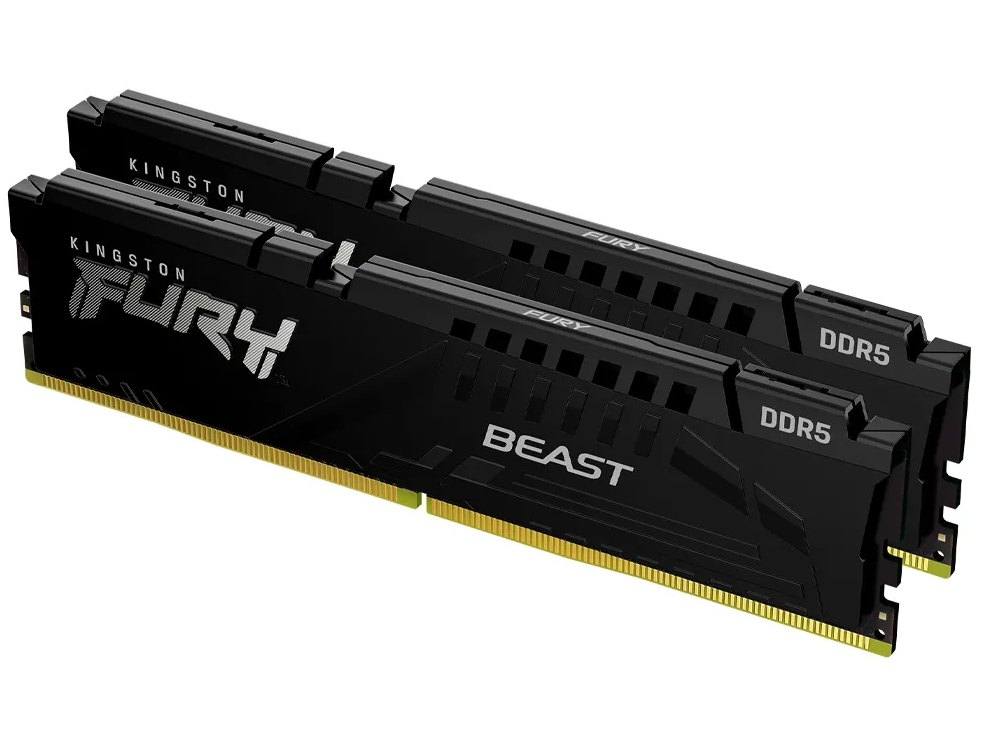 Kingston FURY Beast 64GB (2 x 32GB) DDR5 6000MT/s CL30 Desktop RAM