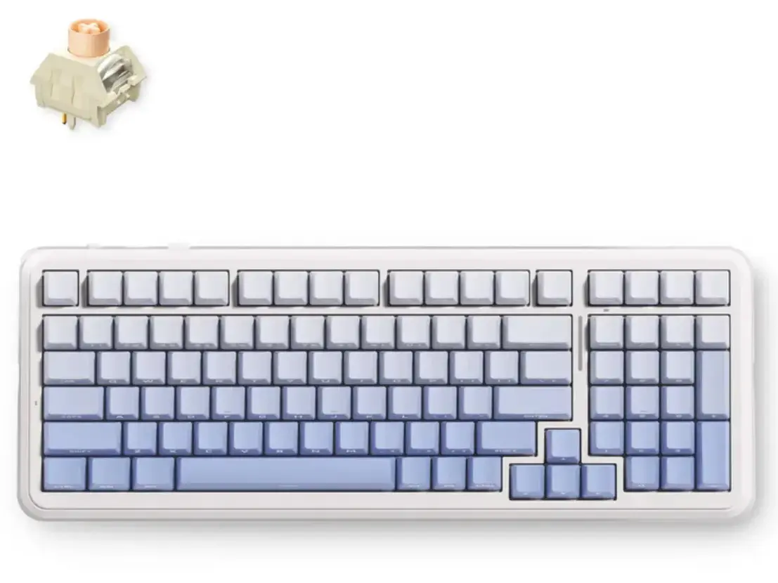 MCHOSE K99 V3 8K Hot-Swap RGB Wireless Icy Creamsicle Switch Mechanical Keyboard - Glacier Gradient