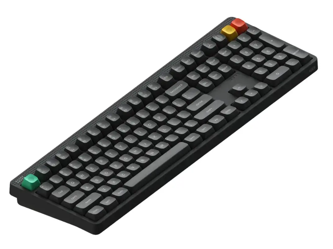 NuPhy Node100 High-Profile Tri-Mode Wireless Mechanical Keyboard (Ink Gray, Blush Max)