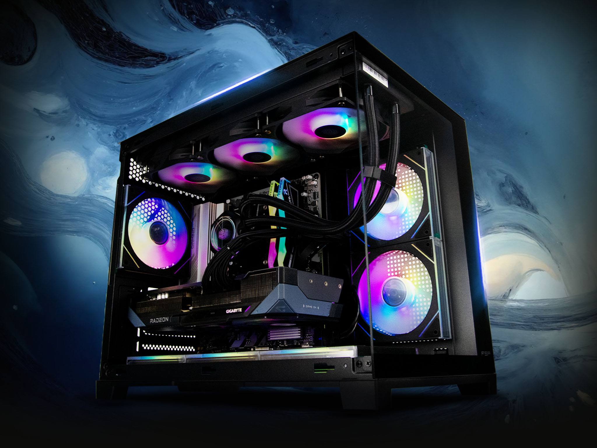 Centre Com AIR KING II Ryzen 5 7500X3D RX 9070 XT Gaming PC with Windows 11