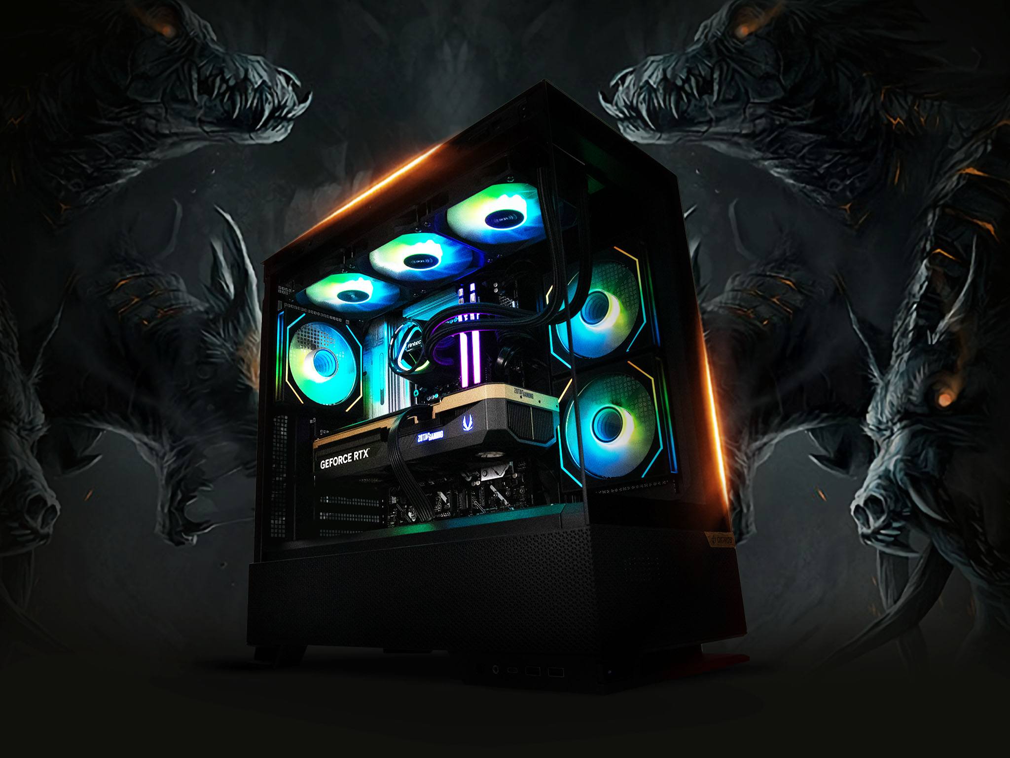 Centre Com Cerberus Core Gen15 Core Ultra 7 270K RTX 5080 Gaming PC with Windows 11