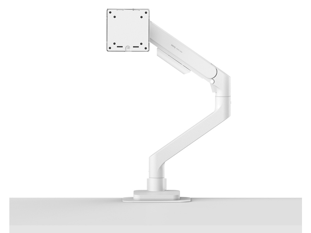 BenQ BSH02 Ergo Arm Single Monitor Desk Mount - White